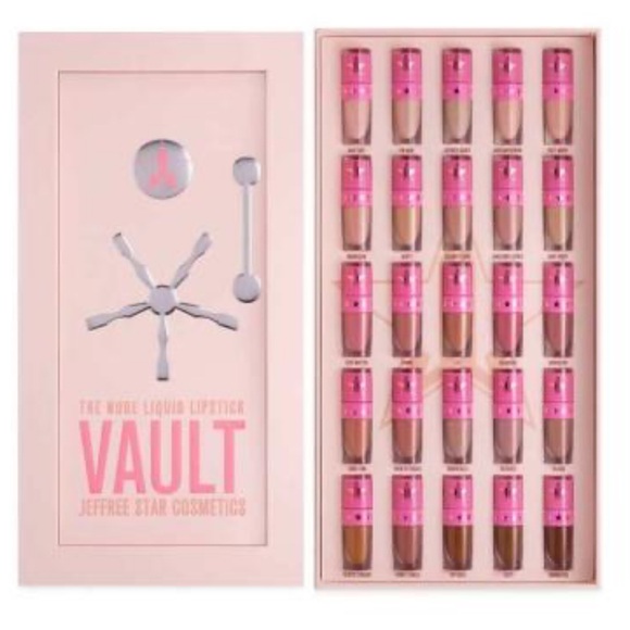 Jeffree Star Cosmetics Nude Liquid Lipstick Lip Vault 20 Mini Nude Lipsticks - Picture 8 of 13
